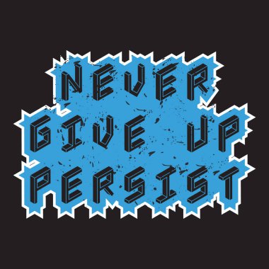 Motivasyonel ve ilham verici alıntılar metin efekti tipografisi koyu t-shirt tasarımı