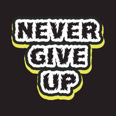 Motivasyonel ve ilham verici alıntılar metin efekti tipografisi koyu t-shirt tasarımı