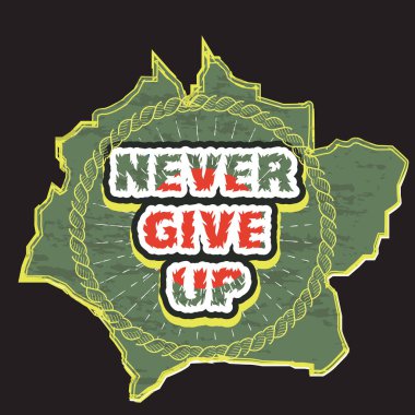 Motivasyonel ve ilham verici alıntılar metin efekti tipografisi koyu t-shirt tasarımı