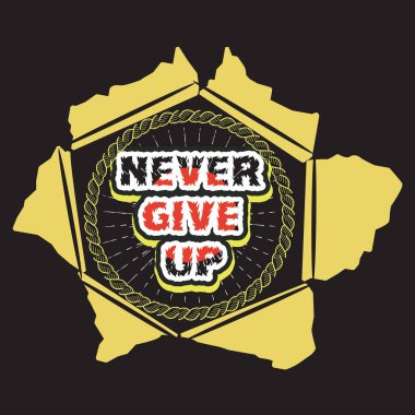 Motivasyonel ve ilham verici alıntılar metin efekti tipografisi koyu t-shirt tasarımı