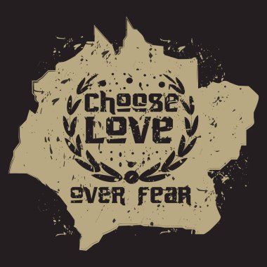 Motivasyonel ve ilham verici alıntılar metin efekti tipografisi koyu t-shirt tasarımı