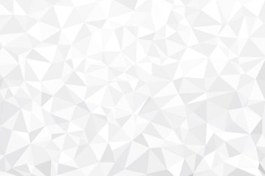 Soyut gradyan gri düşük poli, üçgen mozaik arkaplan çizimi.