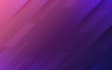 Geometrik memphis elementi canlı pembe ve mavi renkli modern soyut gradyan arkaplan, pankart, poster, web tasarımı için minimal şablon biçimi.