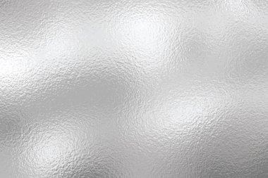 Yazdırma için gümüş folyo yaprak dokusu vektör arkaplanı.