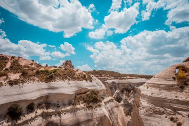 İsrail 'in kuzeyindeki dağların güzel manzarası