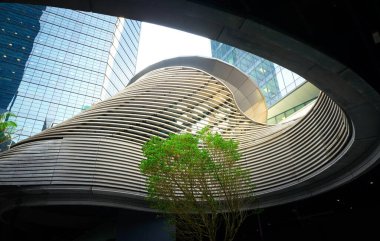 Beton şehrin içinde hayatta kalan yeşil bir doğa.