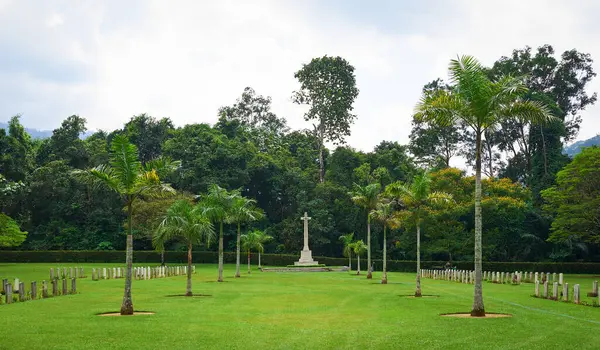 Taiping Malaysia April 2023 Taiping War Memorial Cemetery Hvilestedet Alliert – stockfoto