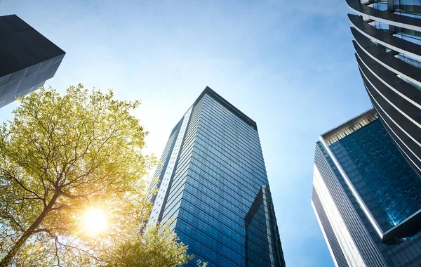 stock image Low angle view of skyscrapers in Kuala Lumpur, Malaysia.