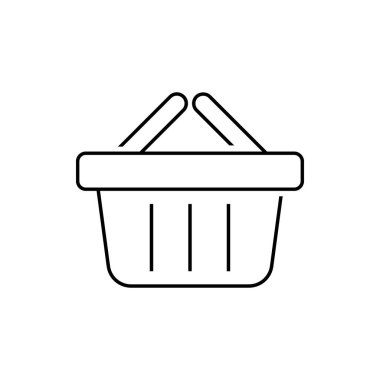 Black friday shopping cart icon Vector . supermarket buy. EPS10.