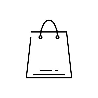 Black friday vector shopping bag icon. Supermarket and buy. EPS 10.