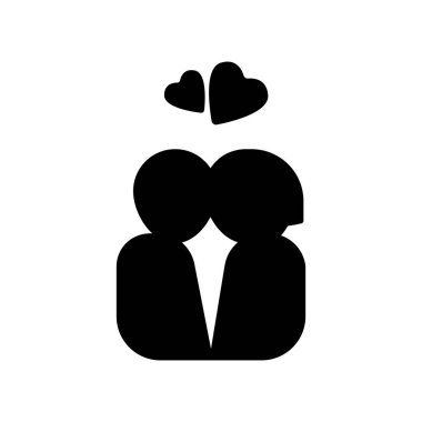 Two lovers from vector Valentines day vector and couple.