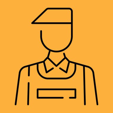 Miğfer takan asker. savaş hattı simgesi vektörü.