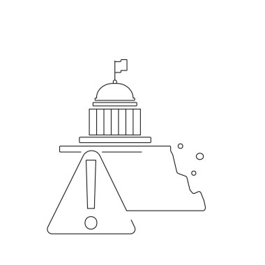 tine line simgeleri, kongre, protestolar, Amerika ve cumhuriyetçi Amerika.