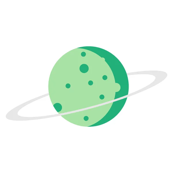 Vector Illustration Solar System Card Concept Planet Back School — Stock Vector