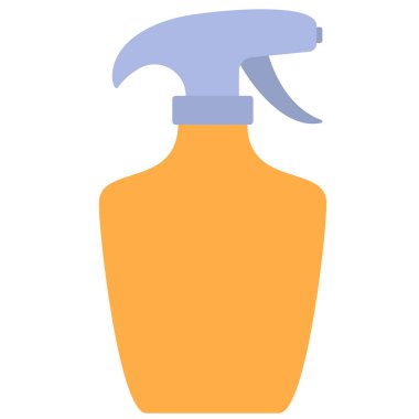 Su püskürtücü berber ikonu Vektör İllüstrasyonu. Berber ve berber dükkanı..