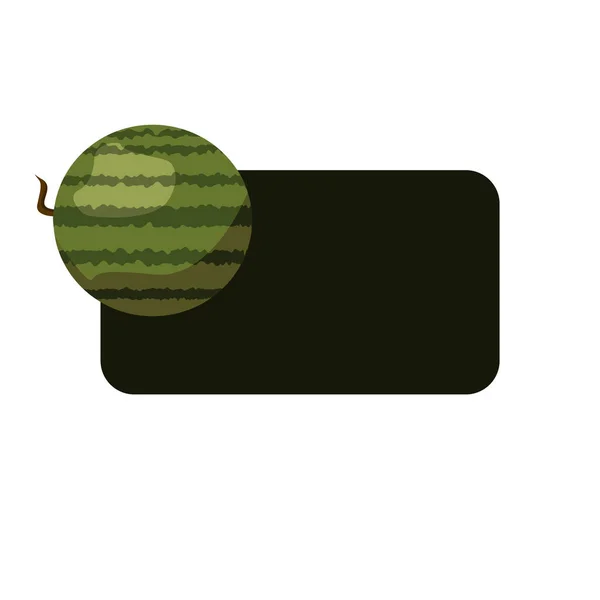 Καρπούζι Εικόνα Φέτα Καρπούζι Απομονωμένη Γλυκό Φρούτο Καρπούζι Εικονογράφηση Διανυσματικά — Διανυσματικό Αρχείο