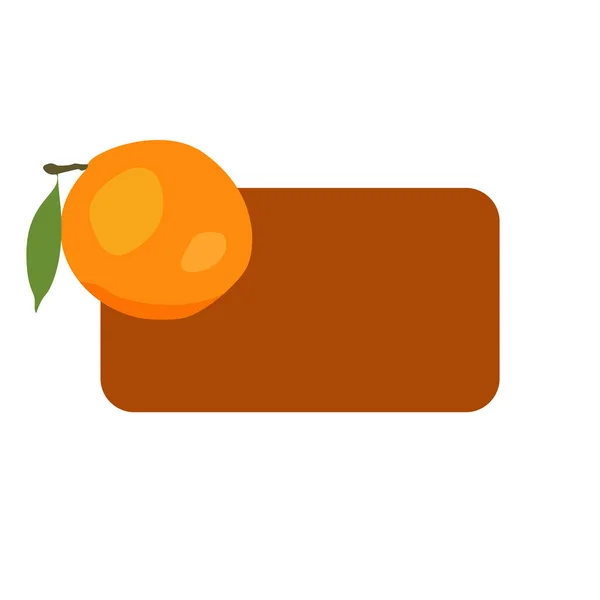 Φωτεινό Διάνυσμα Πολύχρωμο Κομμάτι Και Ολόκληρο Ζουμερό Πορτοκάλι Φρέσκα Πορτοκάλια — Διανυσματικό Αρχείο