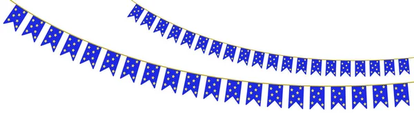 Bandiere Happy Vector Party Nella Tavolozza Pastello Eps10 — Vettoriale Stock