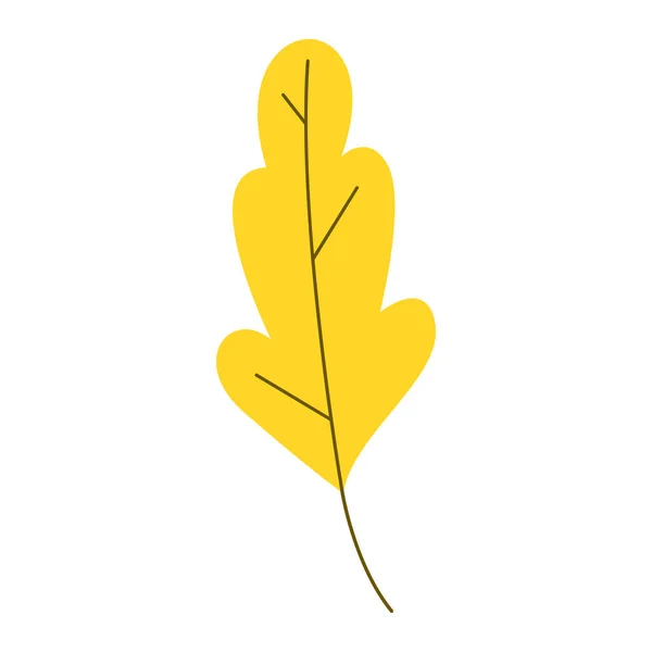 Осенний Жёлтый Лист Осины Векторные Выщелачивания S10 Весна — стоковый вектор