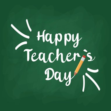 Öğretmenler Günün kutlu olsun. Okul kompozisyonu. El Çekimi Vektör İllüstrasyonu. Kalem.