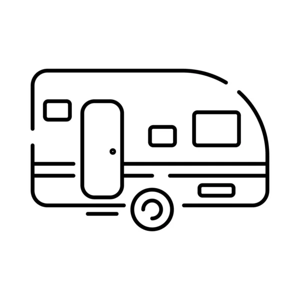 Ikone Für Camping Reise Und Picknickausrüstung Vektorwandern Herbst Oder Sommer — Stockvektor