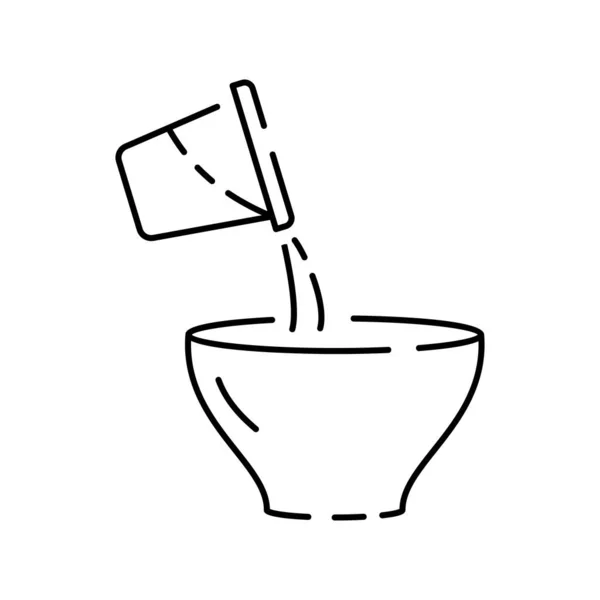 Cooking Thin Lines Icon Бытовая Техника Китчен Ресторане Поваром Едой — стоковый вектор