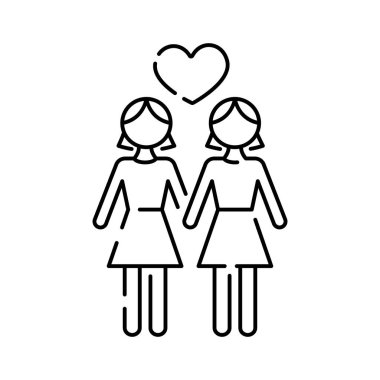 Igbt koleksiyonundan gökkuşağı simgesi. Şablonlar, web tasarımı ve bilgi grafikleri için basit çizgi Gökkuşağı simgesi. LGBTQ .