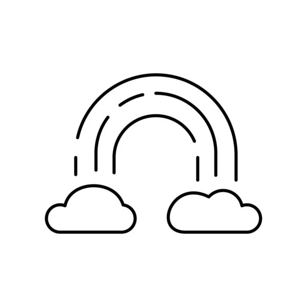Gender Identity Icon Monochrome Simple Lgbt Line Icon Templates Web — Stock Vector