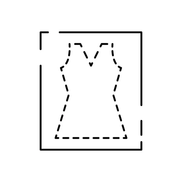 Συρραφή Εικονιδίου Διανυσματικής Γραμμής Βελόνες Ράμματα Ραπτομηχανή Μεζούρα Μαλλί Επεξεργάσιμο — Διανυσματικό Αρχείο