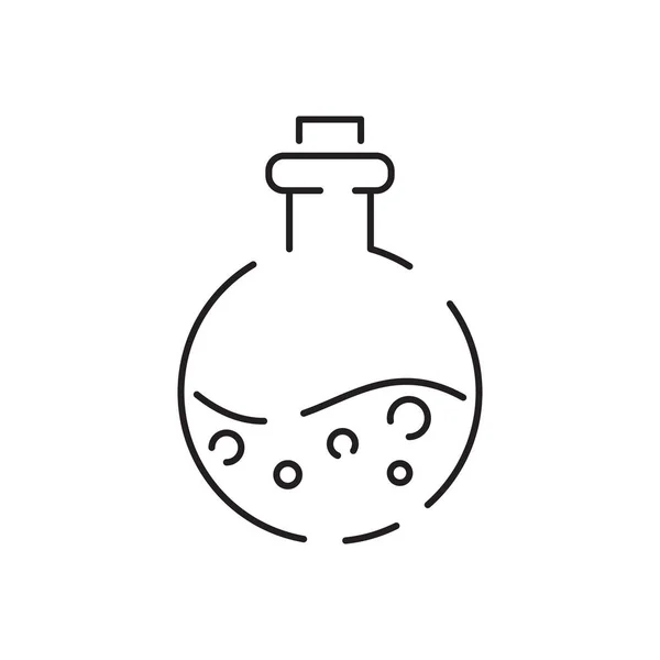 Иконка Связанная Лабораторией Наука Научное Оборудование Икона Лаборатория Эксперимент Биологии — стоковый вектор