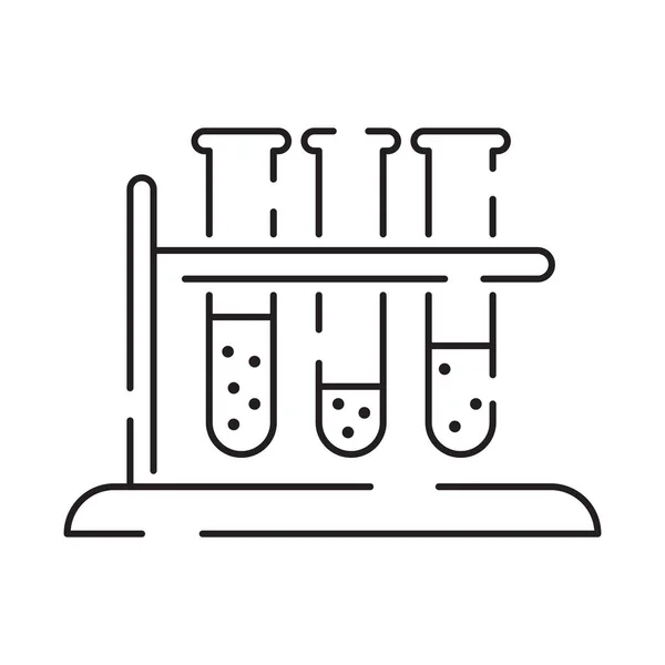 Icono Línea Relacionada Con Química Laboratorio Icono Lineal Ciencia Equipo — Archivo Imágenes Vectoriales