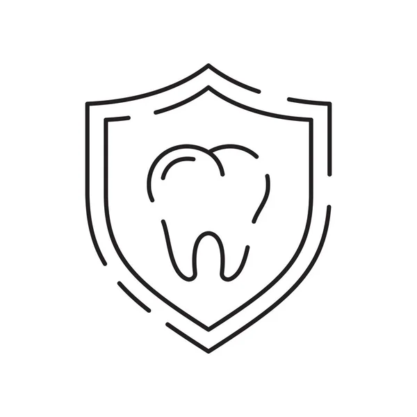 Dentista Dentista Hospital Cuidados Médicos Ícone Linha Fina Esboço Coleção — Vetor de Stock