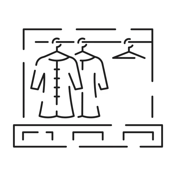 Иконка Линии Музея Значок Развлечения Линейная Пиктограмма Античной Колонны Изолированная — стоковый вектор