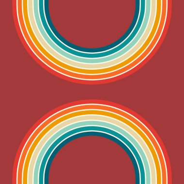 70 'lerin modası geçmiş klasik çizgili arka plan posterleri. vektör tasarımını 1970 'lerin retro arka planına göre şekillendirir. soyut stil 70 'lerin çizgi çerçeve çizimi.