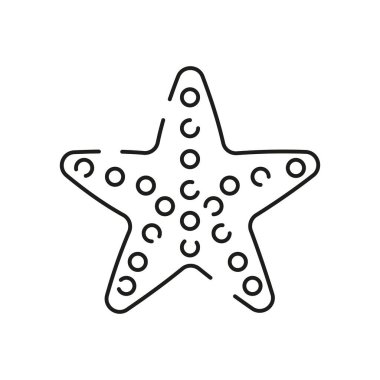 Deniz ürünleri ikonu. Balık lokantası. Beyaz et. Plaj illüstrasyon vektöründe yaz koleksiyonu.