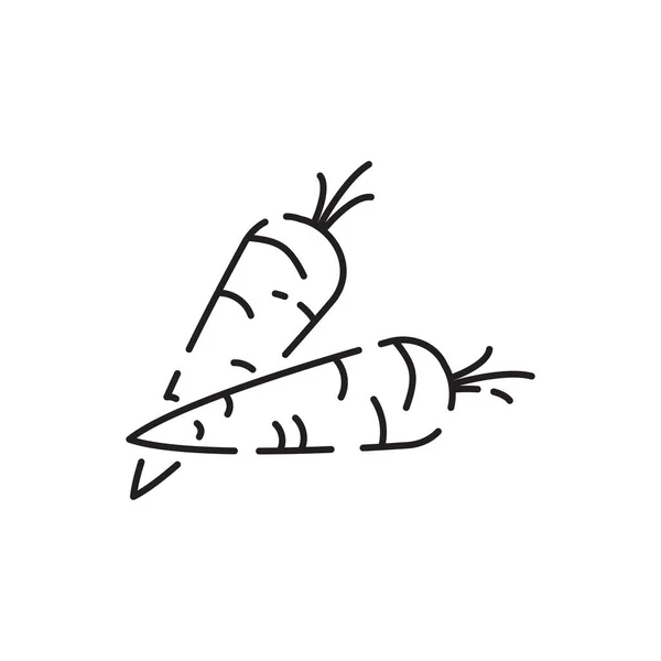 Вегетарианские Соленые Овощные Минимальная Тонкая Линия Простой Векторный Икона Помидор — стоковый вектор