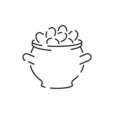 Altın külçeleriyle ilgili vektör çizgisi simgesi. Premium doğrusal semboller paketlendi. Beyaz arkaplanda izole edilmiş vektör illüstrasyonu. Web siteleri ve mobil uygulamalar için web sembolleri. Moda tasarımı.