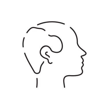 Saç dökülmesi tedavisi düz çizgi ikonu. Şampuan ph, kepek, saç uzaması, keratin, saç kremi şişe vektör çizimi. Güzellik mağazaları için tabela.