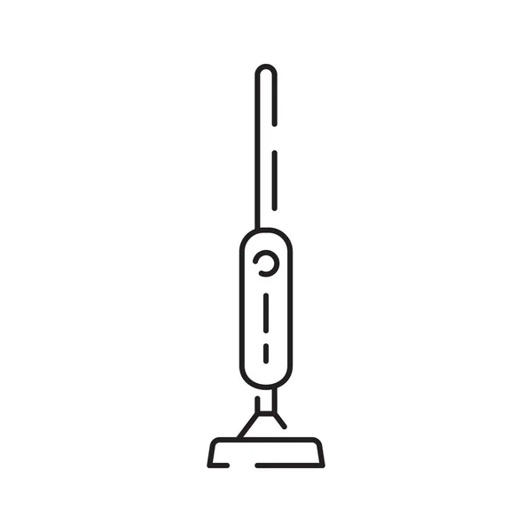 Industrielle Reinigungslinie Symbol Und Reiniger Oder Arbeiter Teppichreinigung Waschmittel Reinigung — Stockvektor