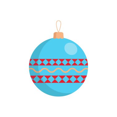 Mutlu Noeller tebrik kartları, Noel baloları, vektör çizimleri. Mutlu yıllar renkli oyuncak..