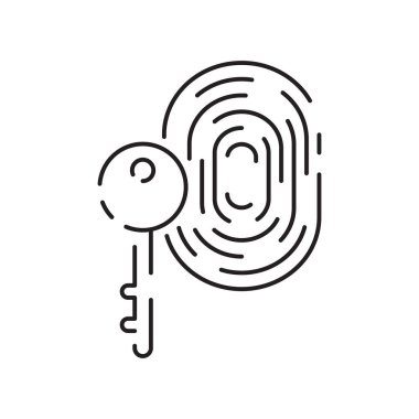 Blockchain ve Bitcoin teknoloji çizgisi simgesi seti. Vektör kripto para birimi simgeleri ögesi. Engelleme zinciri, dağıtım ve merkezi olmayan finans içeriyor.