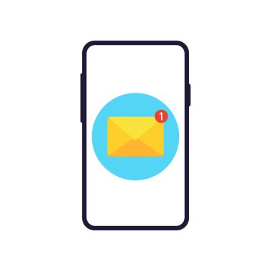 Son dakika haberleri. Bir gazete ya da dergi için cep telefonu uygulamasında online okuma haberleri için akıllı telefonun düz modern vektör illüstrasyonu. Aygıtınızda dünya çapında ortam.