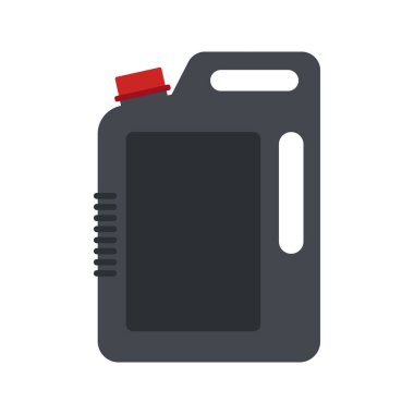 Fabrika vektör illüstrasyonlu petrol endüstrisi ikonu. Petrol endüstrisi elementi.