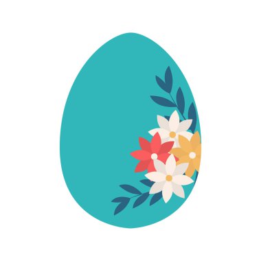 Mutlu Paskalyalar. Beyaz arka planda farklı dokuları olan Paskalya yumurtaları. Bahar tatili. Vektör İllüstrasyonu. Mutlu Paskalya yumurtaları düz tasarım .