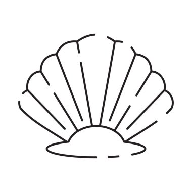 Yaz teması simgesi. Tatil ve seyahat tabelası. Tur ve seyahat ana hatları ikon vektör illüstrasyonu.