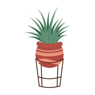 Esrar vektör illüstrasyonuna yerleştirin. Çizgi film dairesi farklı ev ya da ofis dekorasyonu için dekoratif desenler, beyaz üzerine izole edilmiş yeşil bahçe çiçek toplama ikonları..