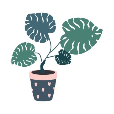 Esrar vektör illüstrasyonuna yerleştirin. Çizgi film dairesi farklı ev ya da ofis dekorasyonu için dekoratif desenler, beyaz üzerine izole edilmiş yeşil bahçe çiçek toplama ikonları..