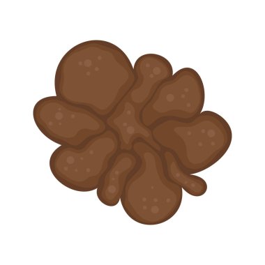 Mantar ikonunun düz, parlak renkleri. Resimler beyaz arkaplanda izole edildi. Yiyecek, sonbahar ve bahar. Doğa.