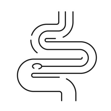 Sağlık sigortası, sosyal sorumluluk. Tıbbi kontrol ve Tıp Hastanesi çizgi simgesi.