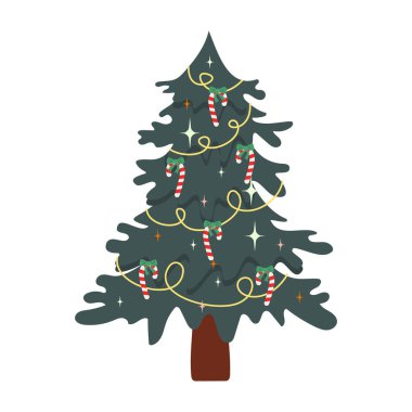 Şenlikli Güzel Noel Ağaçları.